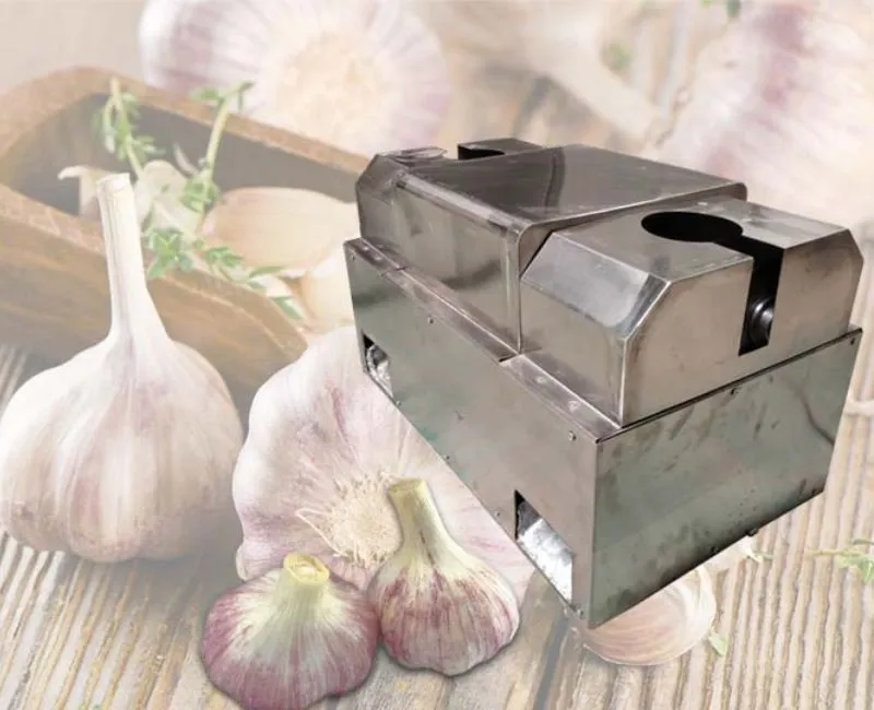 Máy cắt rễ tỏi | Máy cắt rễ và thân tỏi